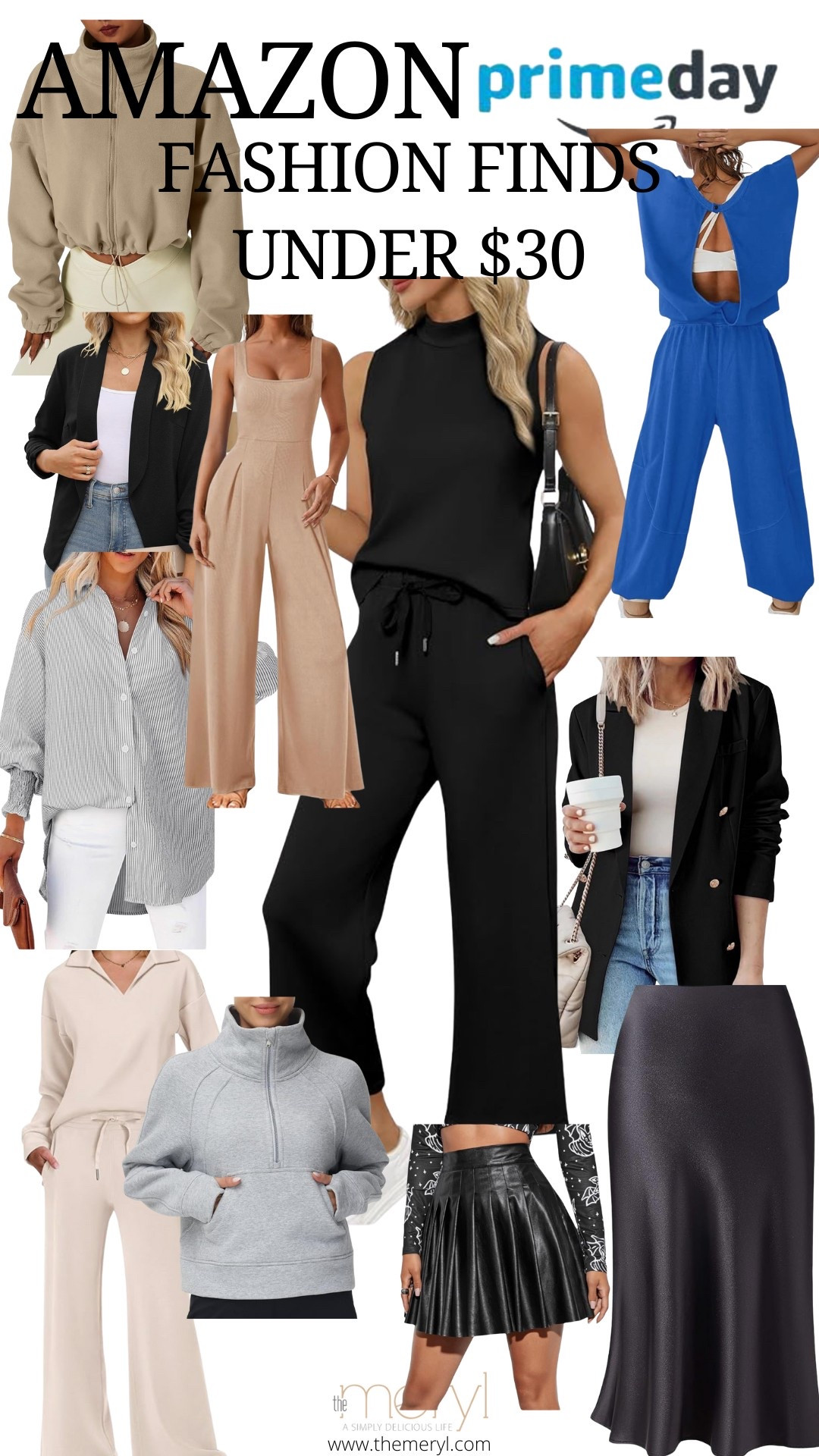 Amazon Prime Day - fashion under $30.
Matching Set Air Essentials Leather Skirt Satin Skirt Cropped Fleece Jacket Blazer Half Zip Pullover Sweater Dress Jumpsuitt

#LTKFindsUnder50 #LTKSaleAlert #LTKOver40
