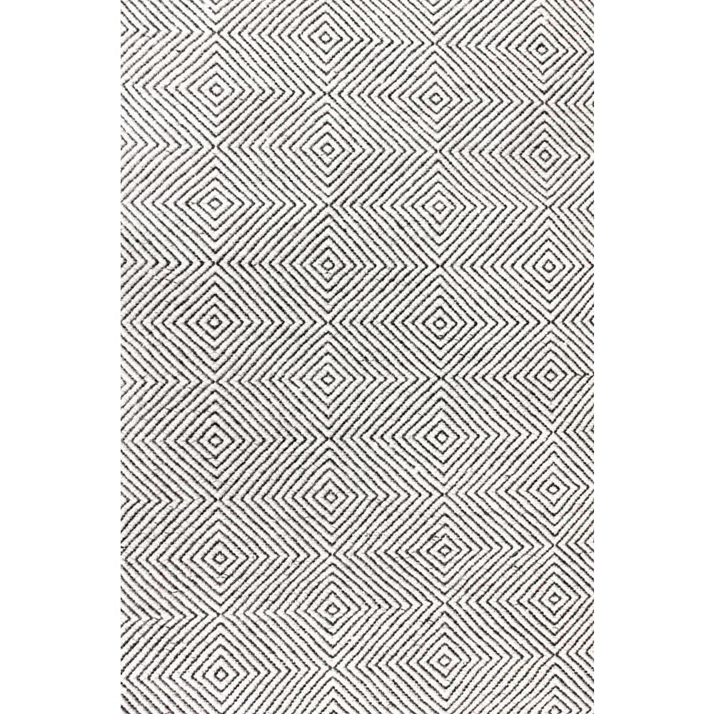 Agoja Contemporary Diamonds Ivory 5 ft. x 8 ft.  Area Rug | The Home Depot