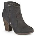 Journee Collection Womens Link Bootie - Gray/Grey - Size 11 | HSN