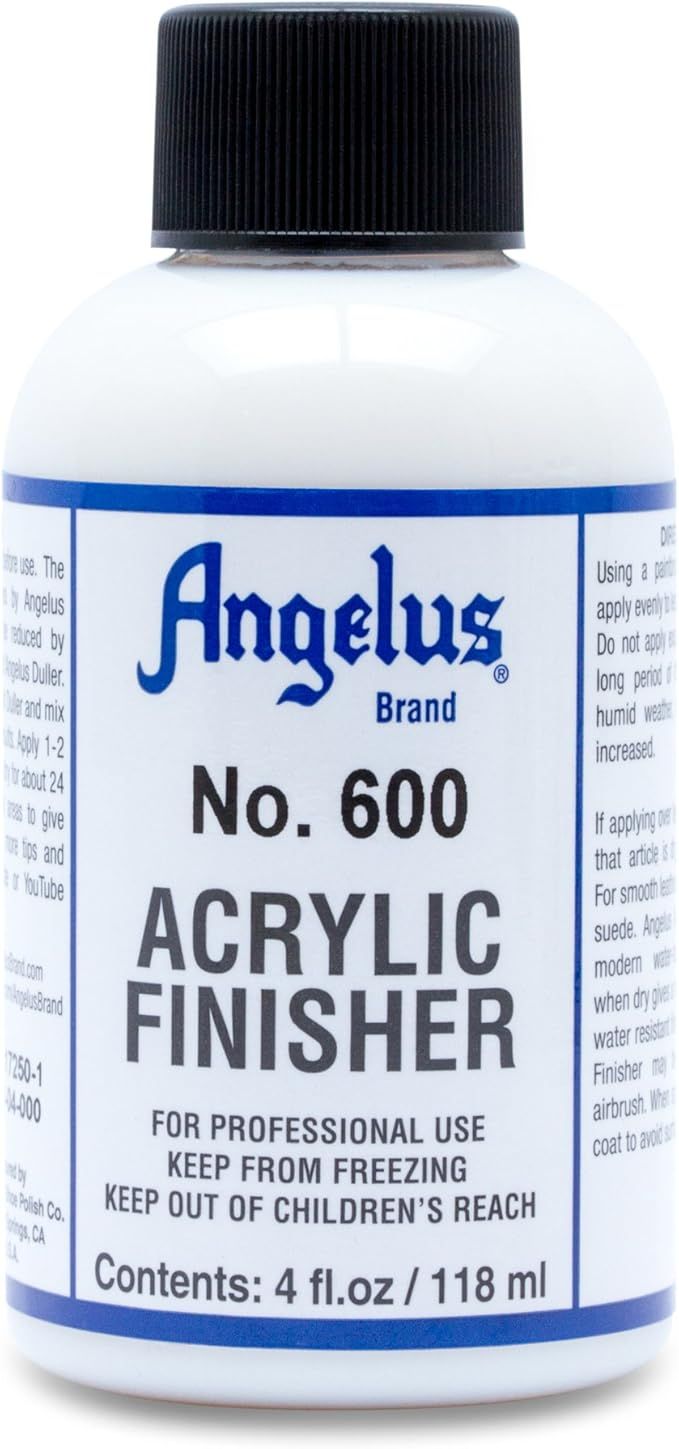 Angelus Brand Acrylic Leather Paint Finisher No. 600-4oz | Amazon (US)