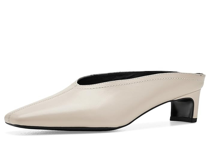 Amie Rafa Junie Leather Mules High Heels Light Blue: EU 38 (US Women's 7) M | Zappos.com