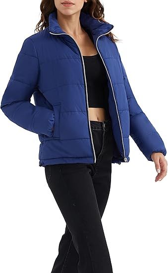 Orolay Women's Lightweight Puffer Jacket Casual Short Length Winter Coat | Amazon (US)