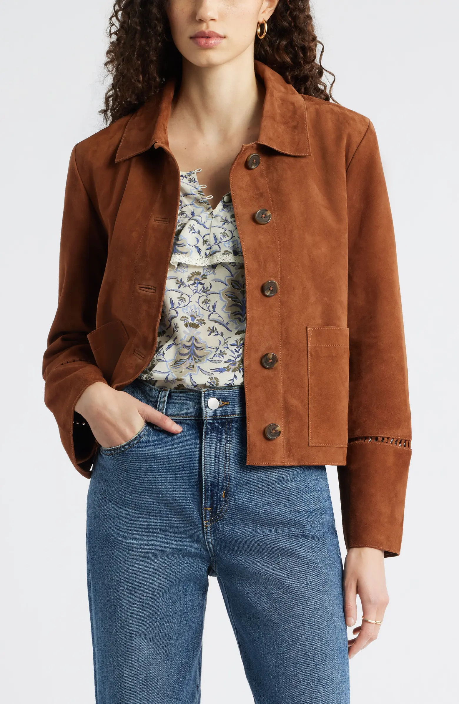 Suede Swing Jacket | Nordstrom