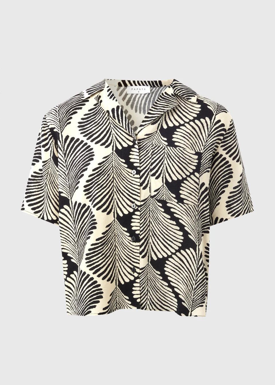 Black Monochrome Shell Shirt | Matalan (UK)