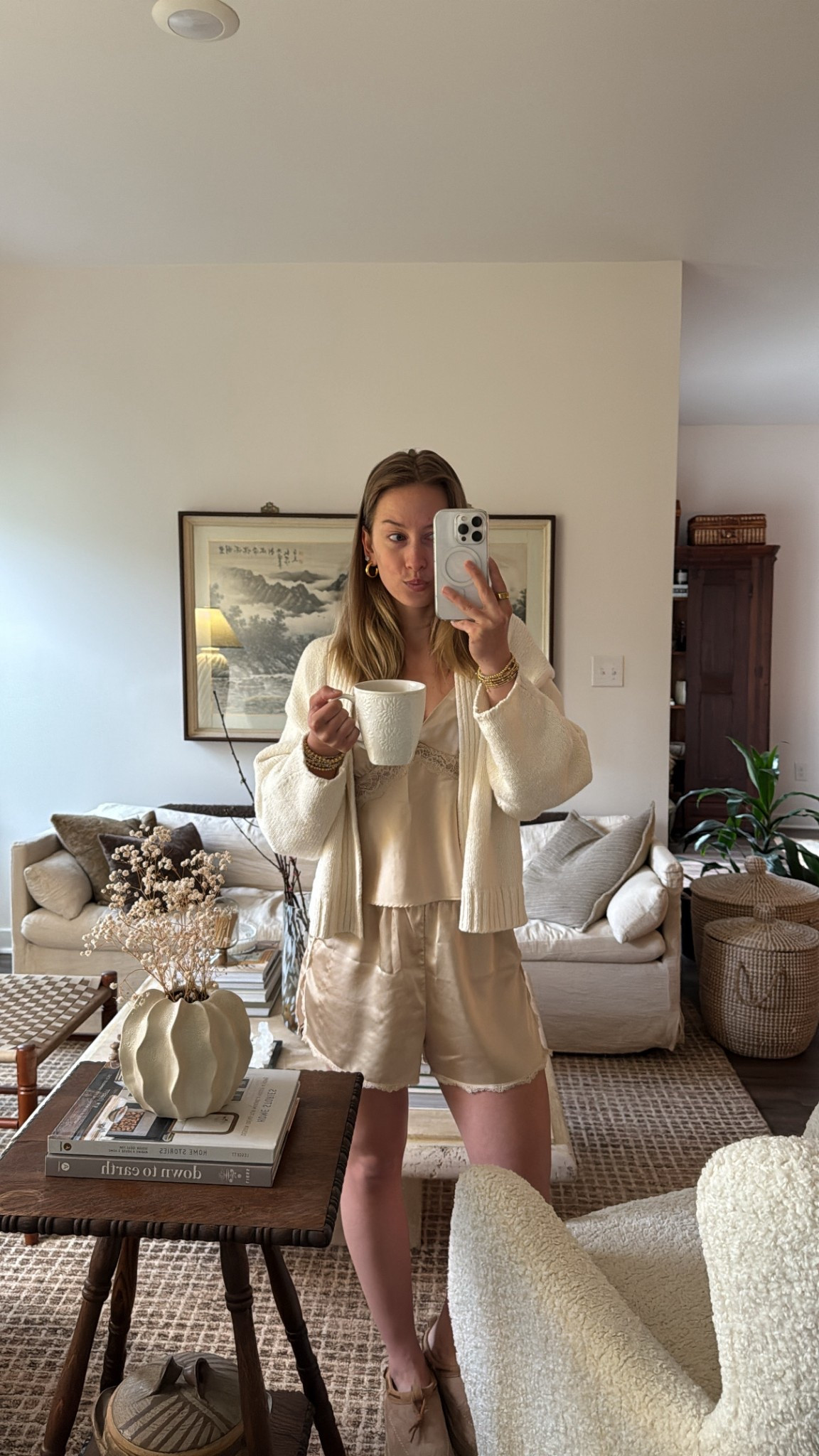 5/5/25 morning loungewear 🫶🏼  morning cozy lounge outfit, casual loungewear set, cozy morning outfit, soft lounge clothes, at home outfit idea, neutral loungewear, comfy stay at home outfit, matching lounge set, cozy girl aesthetic, slow morning outfit, soft life loungewear, everyday cozy fit, warm weather lounge look, soft basics, homebody outfit, soft and neutral outfit, cozy casual outfit, comfort-first fashion, slow living outfit inspo

