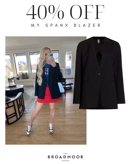 Use code EARLYSUMMER to get 40% off my Spanx blazer!! Comes in 3 colors and can be dressed up or down!! It’s so comfortable!!

#LTKSaleAlert #LTKStyleTip #LTKSeasonal
