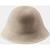 Zara - Contrast Wool Blend Beanie In Ecru - S - Woman | Zara UK