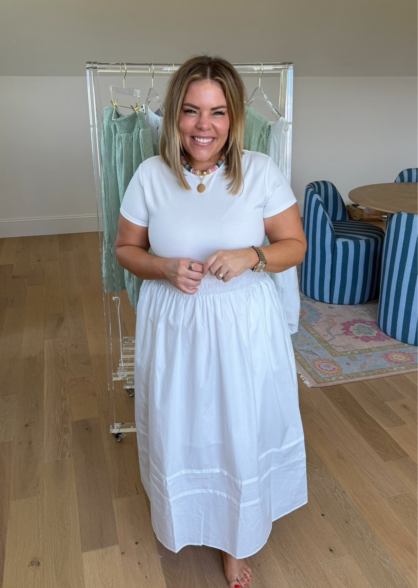 Such a good white dress! This will be so nice to layer in the fall season.

#LTKgrwm #LTKmomlife #LTKootd
