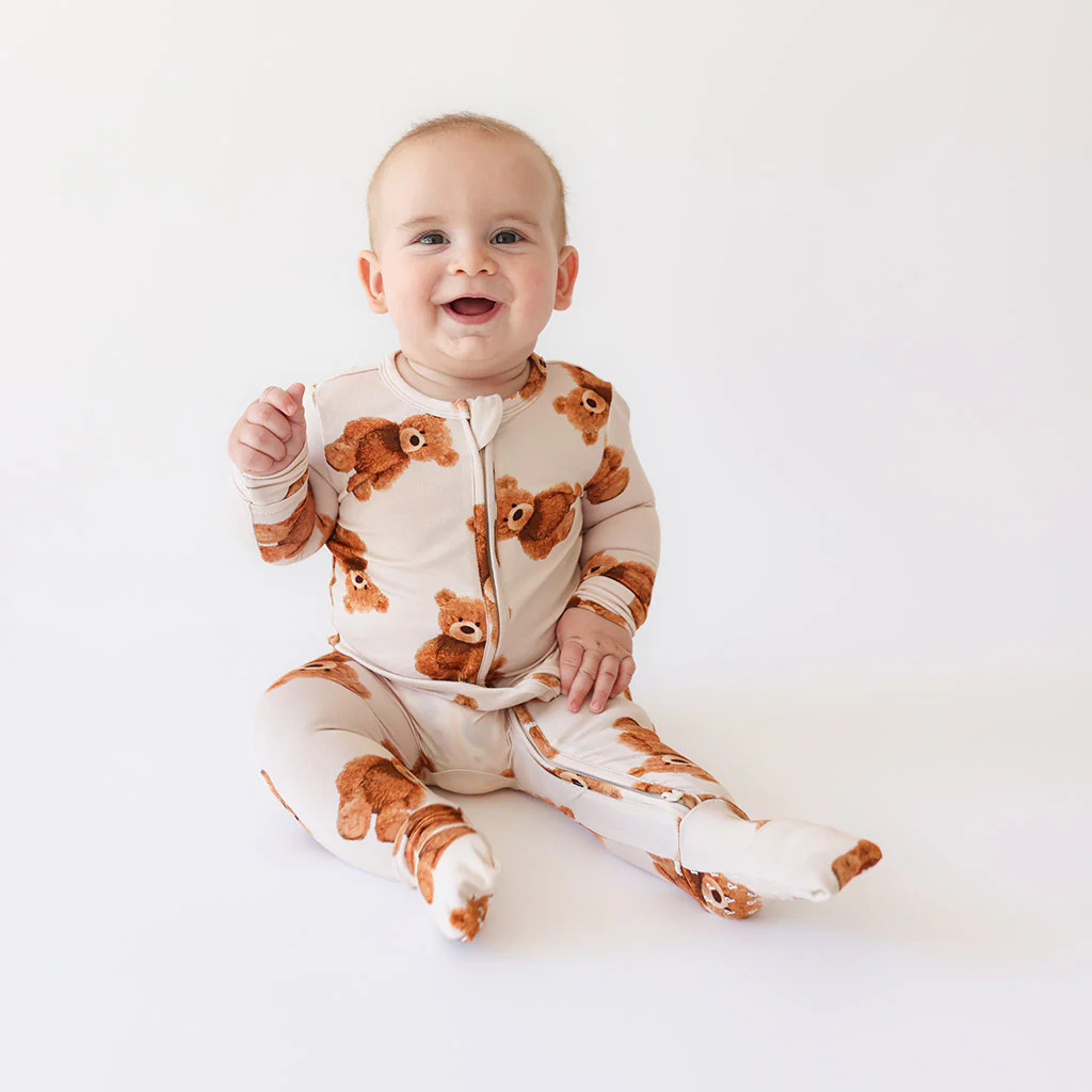 Bears Yellow Baby Convertible Sleeper | Teddy Freddy | Posh Peanut