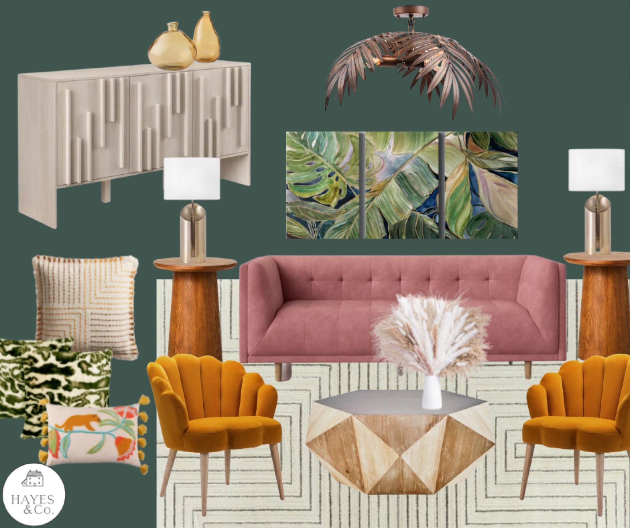 Tropical jungle decor vibes 🌴🌴🌴