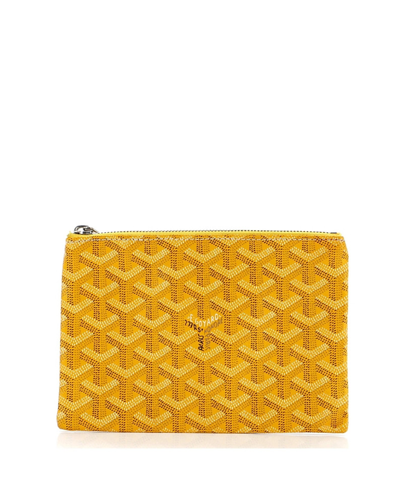 Pre-Owned Goyard Pm Senat Zip Pouch Coated Canvas | Bloomingdale's (US)