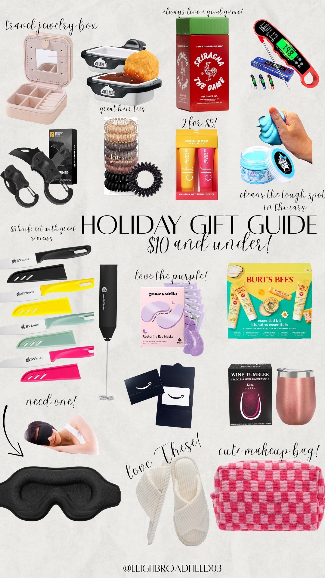 Gifts they’ll love even when your budget has a budget! 

#LTKHoliday #LTKGiftGuide