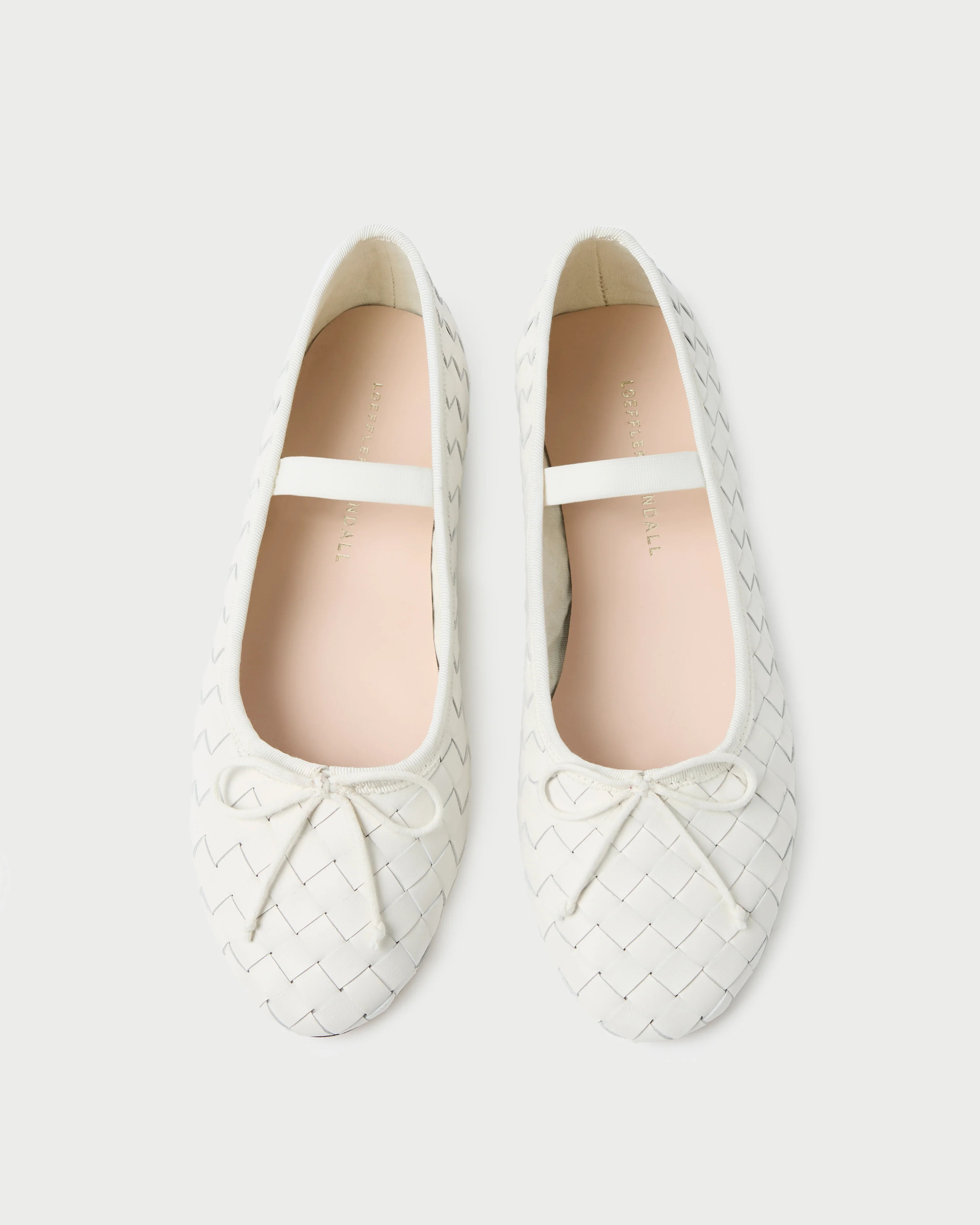 Leonie Cream Woven Ballet Flat | Loeffler Randall