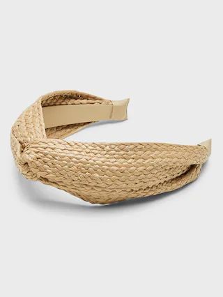 Straw Knot Headband | Banana Republic (US)