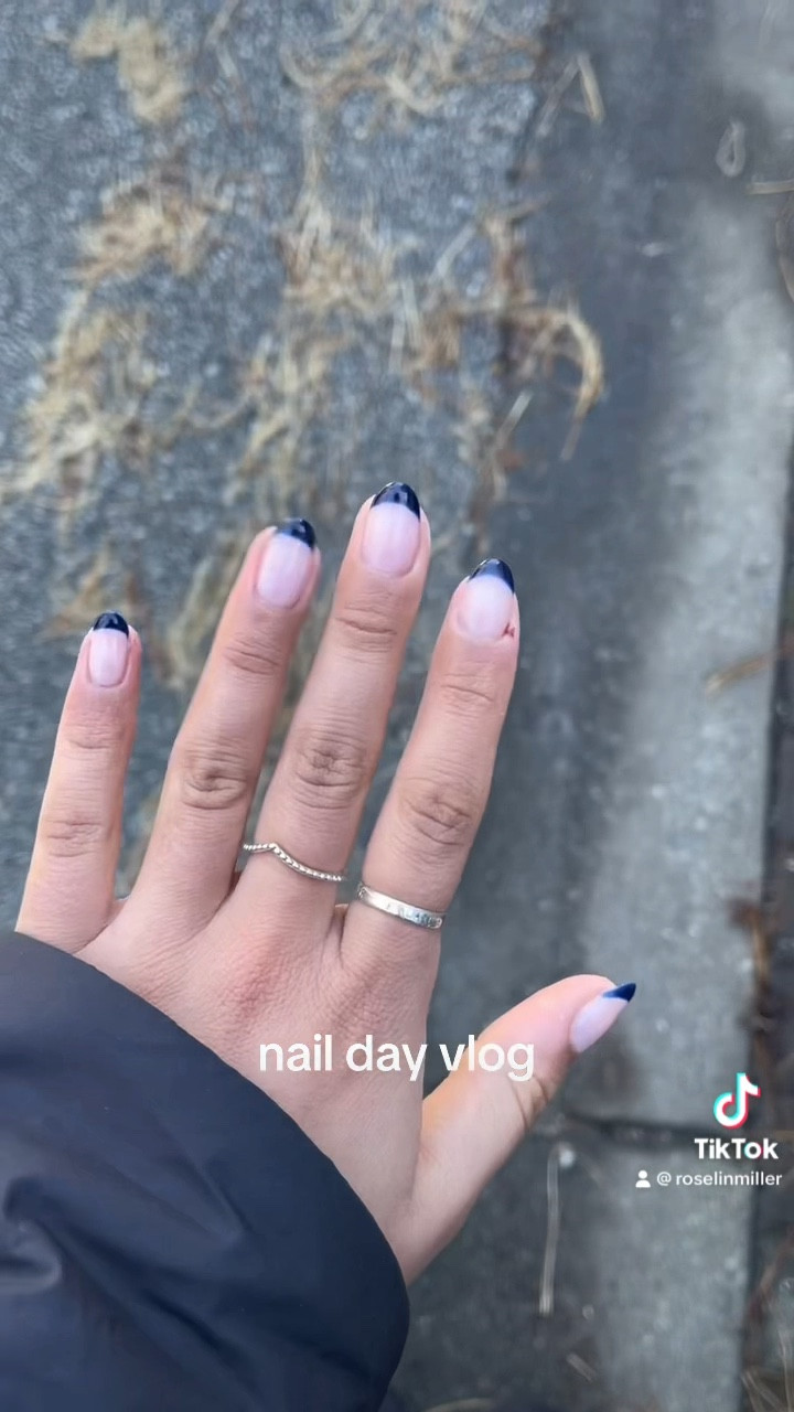 Inspo for your next nail day ✨🧿 The outfit I’m wearing is the same one I wore to work the other day .. I love versatile pieces! 

#LTKfashion #nailday #nailinspo #blackoutfit #Aritzia #aestheticnails