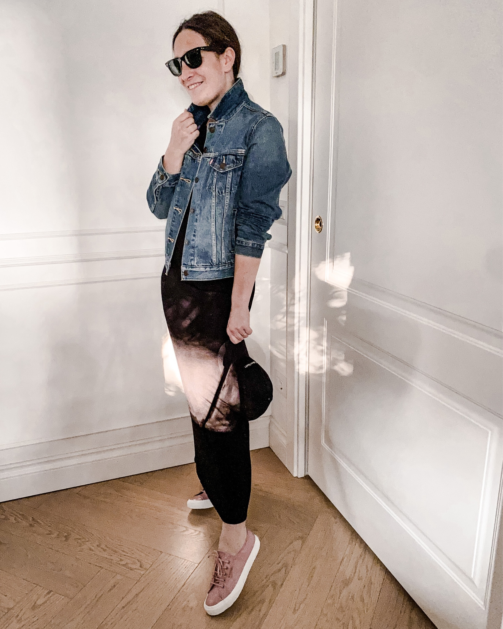 Ready for spring weekend with Effortless outfit. A long black dress, denim jacket and pink shoes. What else? 

#LTKstyletip #LTKeurope #LTKSeasonal