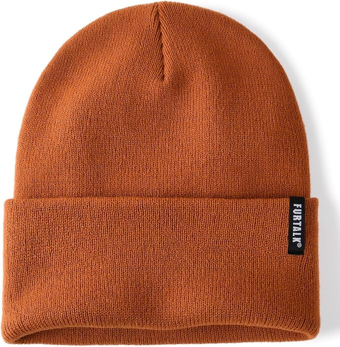 FURTALK Beanie Hat for Men Women Winter Hats for Women Men Soft Warm Unisex Cuffed Beanie Knitted... | Amazon (US)