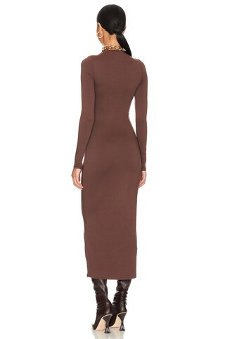 AFRM x REVOLVE Juniper Dress in Cappuccino from Revolve.com | Revolve Clothing (Global)
