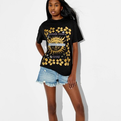 Women's Sublime Oversized Short Sleeve Graphic T-Shirt - Black XXS | Target