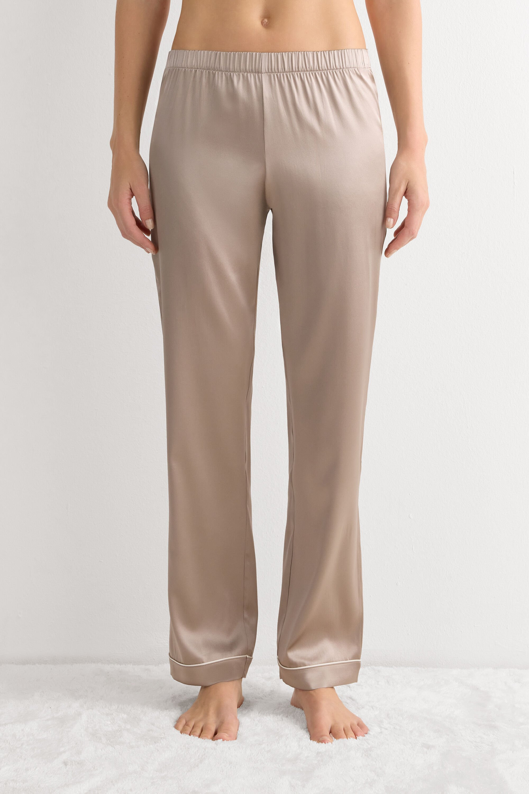 Full Length Silk Pants - Intimissimi | Intimissimi (US)