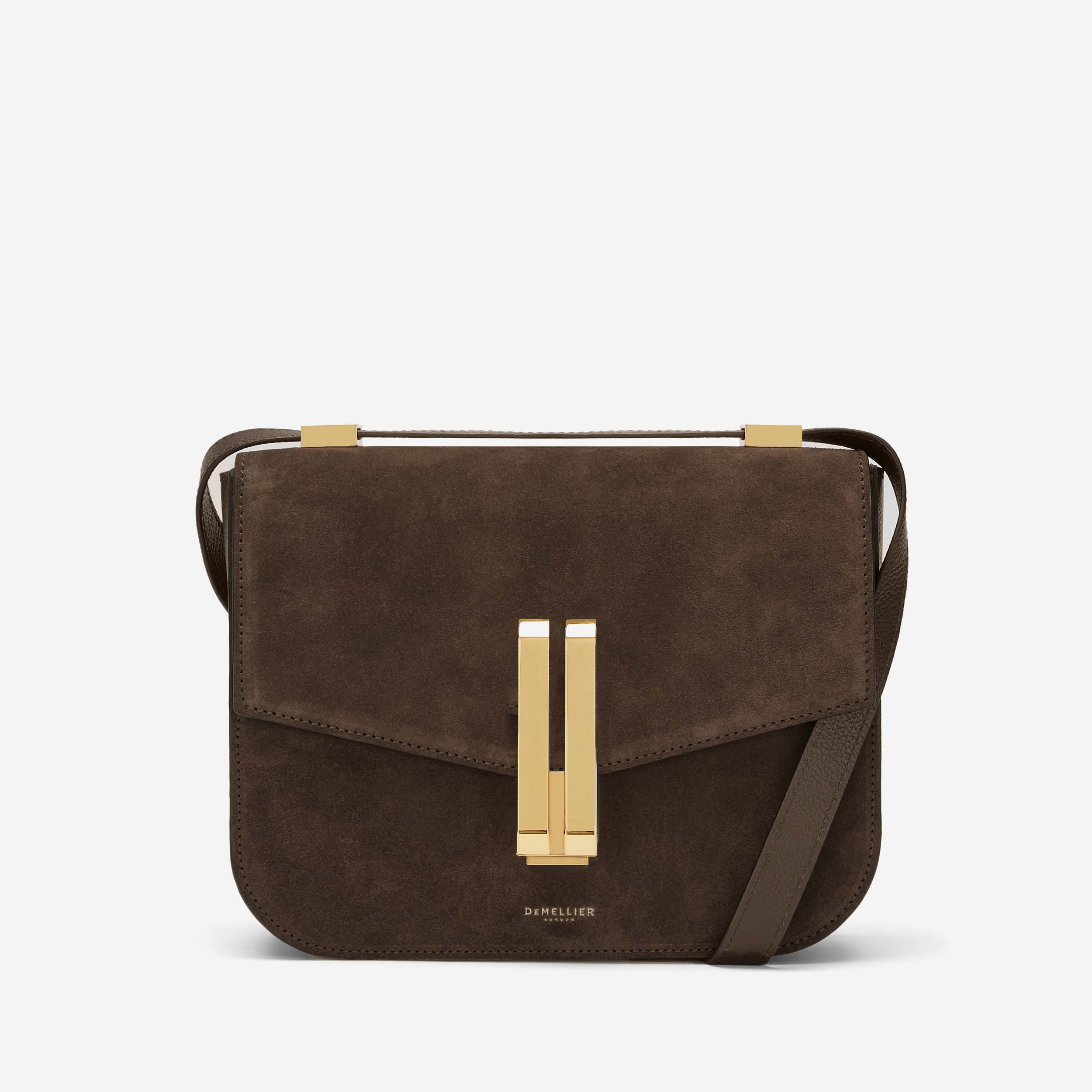 The Vancouver | Mocha Suede Mocha Small Grain | DeMellier | DeMellier