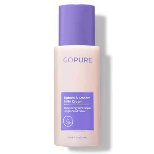 goPure Tighten & Smooth Belly Cream - Clinically Tested | Amazon (US)