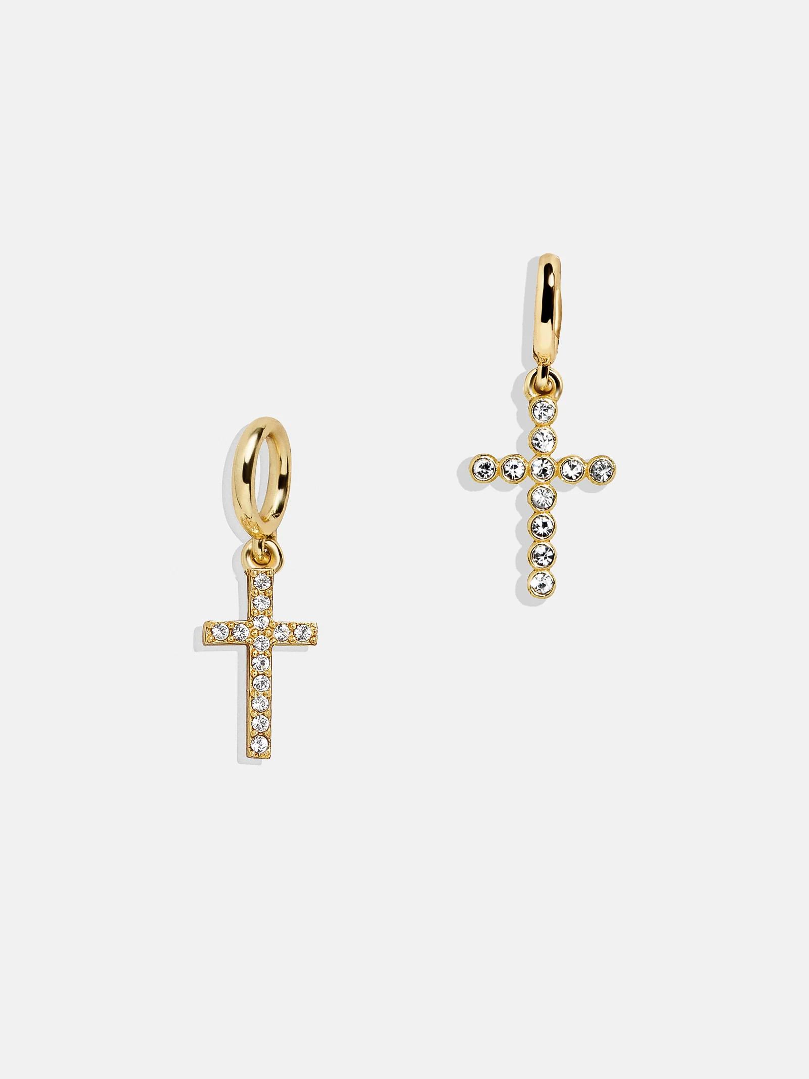 Faith Cluster Charm - Pave Cross | BaubleBar