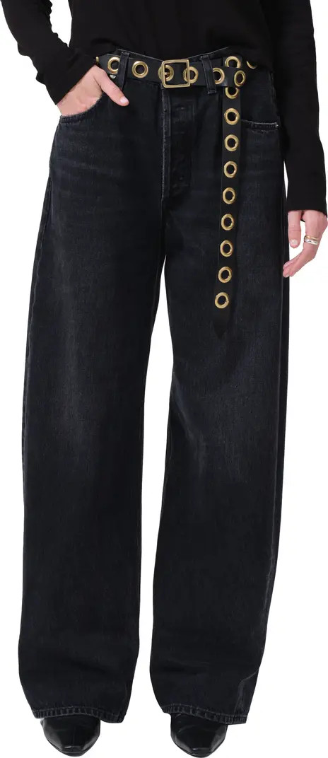 Ayla Baggy Organic Cotton Wide Leg Jeans | Nordstrom