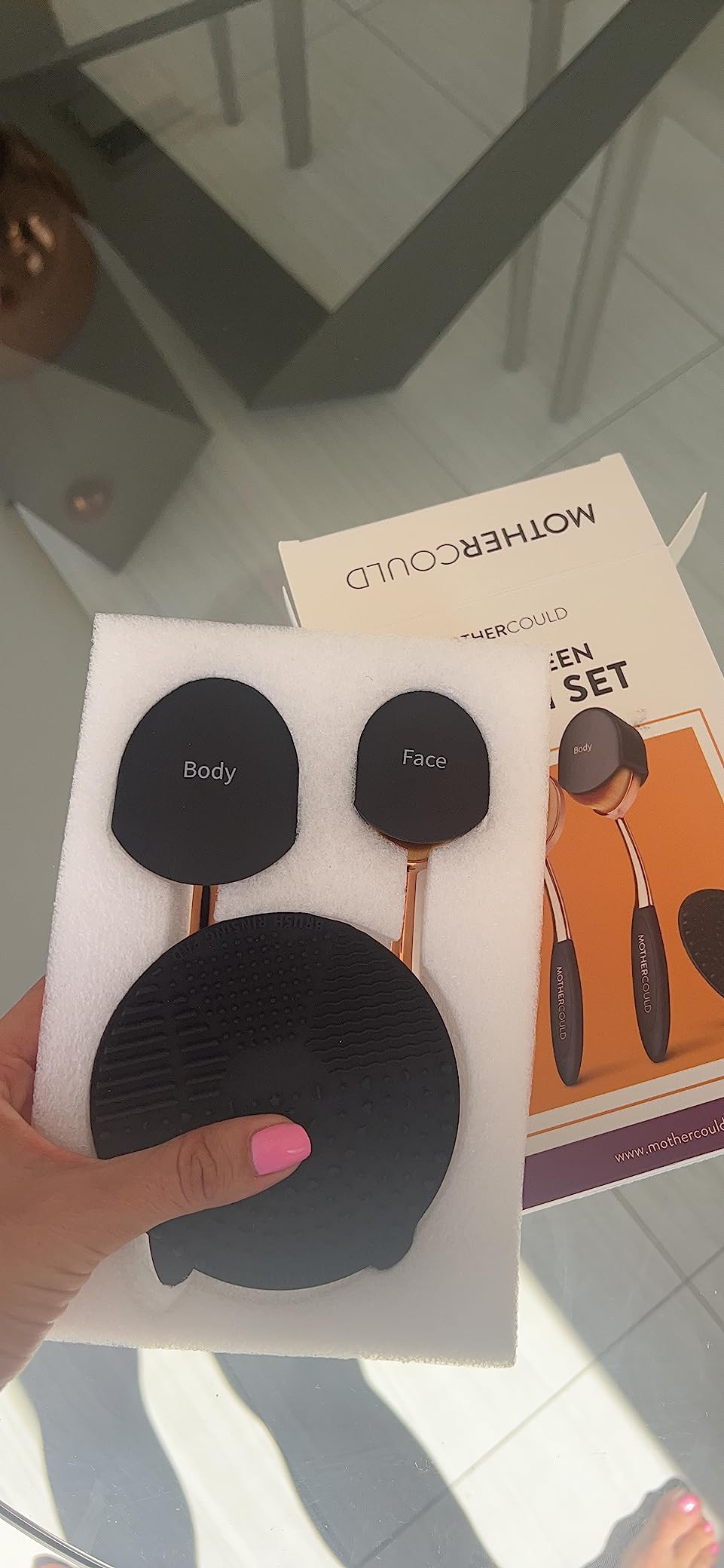 Mothercould Sunscreen Brush Set - Sunblock Applicator for Kids, Babies, Families, Adults, Parents... | Amazon (US)