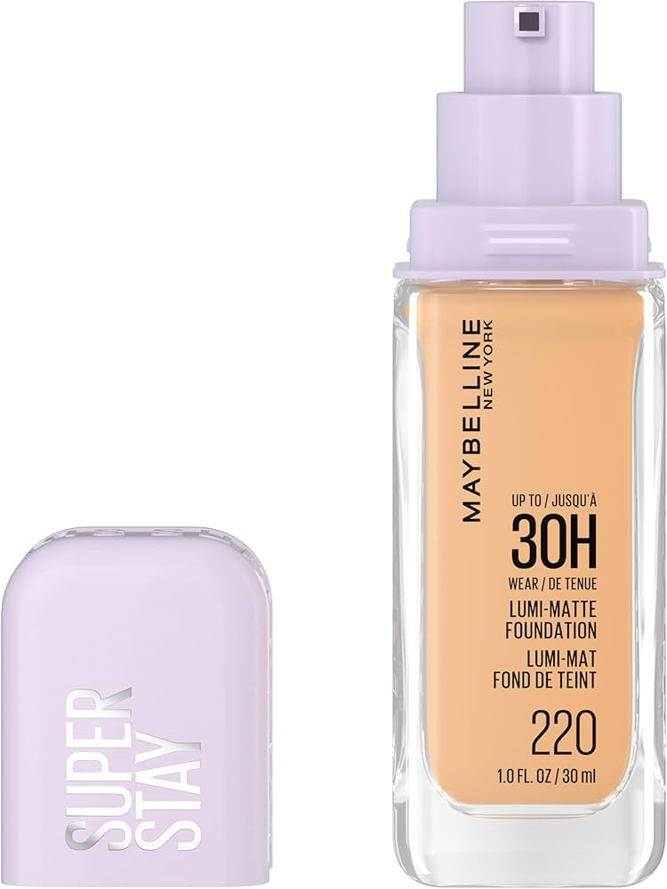 Maybelline Super Stay Lumi-Matte Foundation, Lightweight and Buildable Full Coverage Foundation M... | Amazon (US)