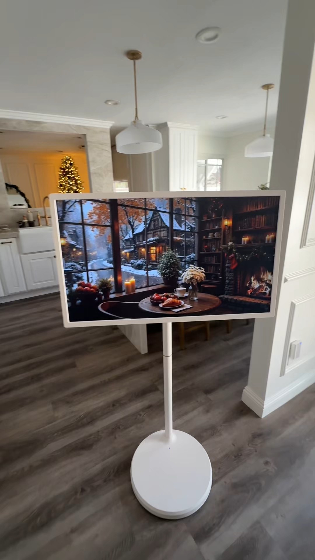 Probably one of the best things I bought during Black Friday 🤍 A portable TV I can roll anywhere — kitchen, bedroom, workouts, getting ready… it’s honestly way more convenient than I expected. Zero regrets!  This would also make a great gift! 

#LTKGiftGuide #LTKHoliday #LTKU