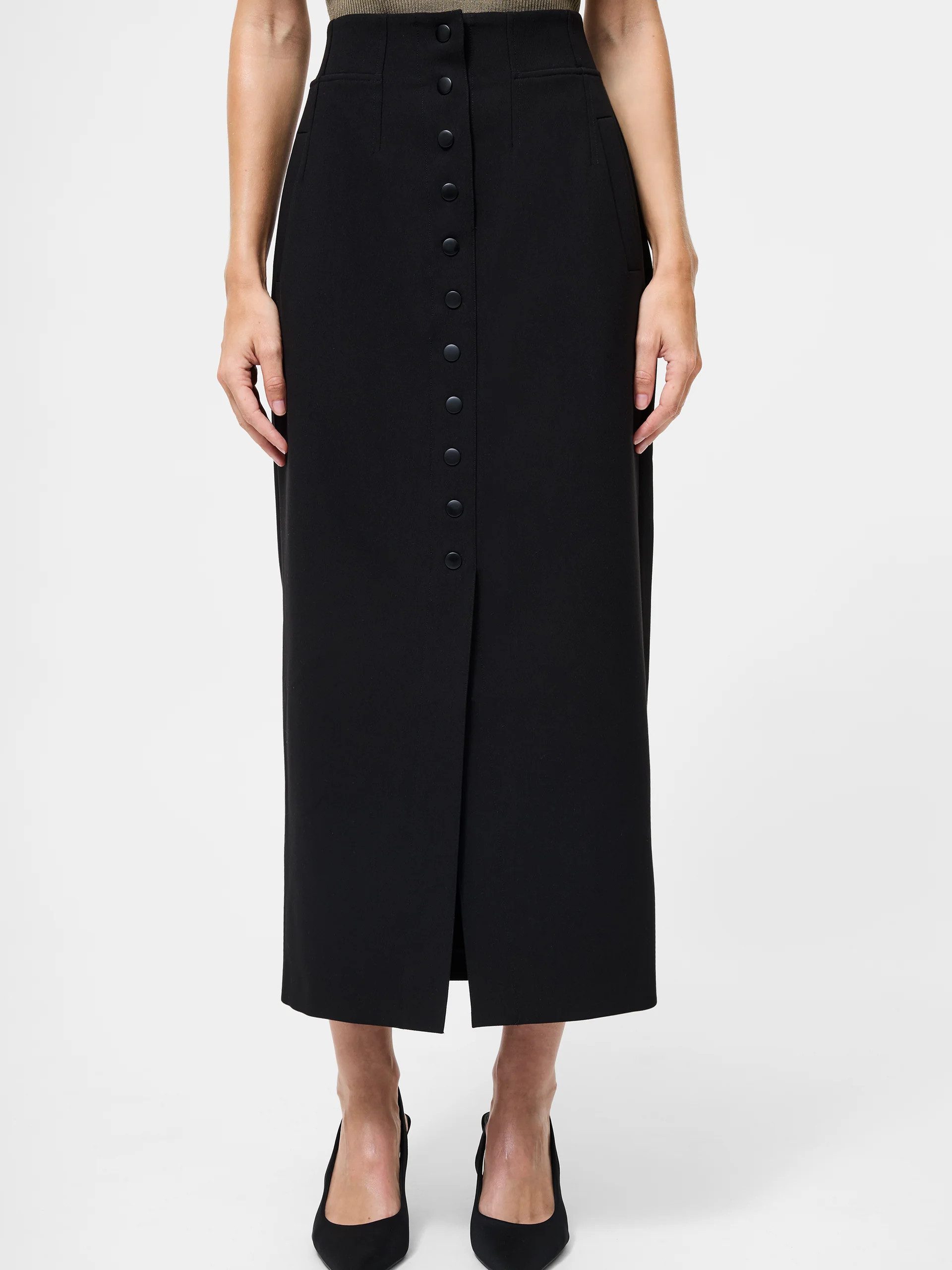 Jaiden Tailored High Waisted Midaxi Skirt | French Connection (UK)