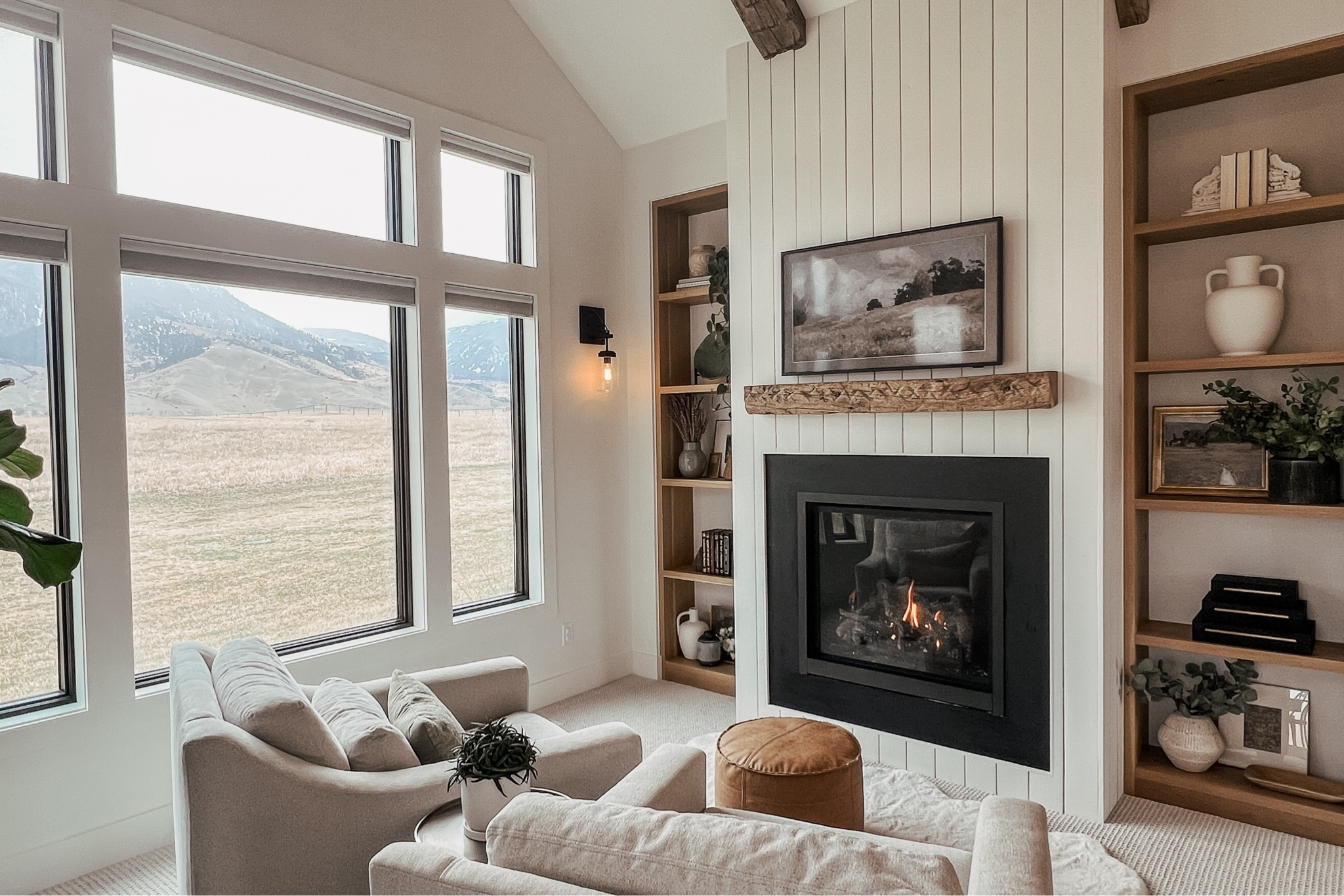 Bedroom decor, bedroom design, built-in shelves, shelf decor, bedroom fireplace

#LTKHome