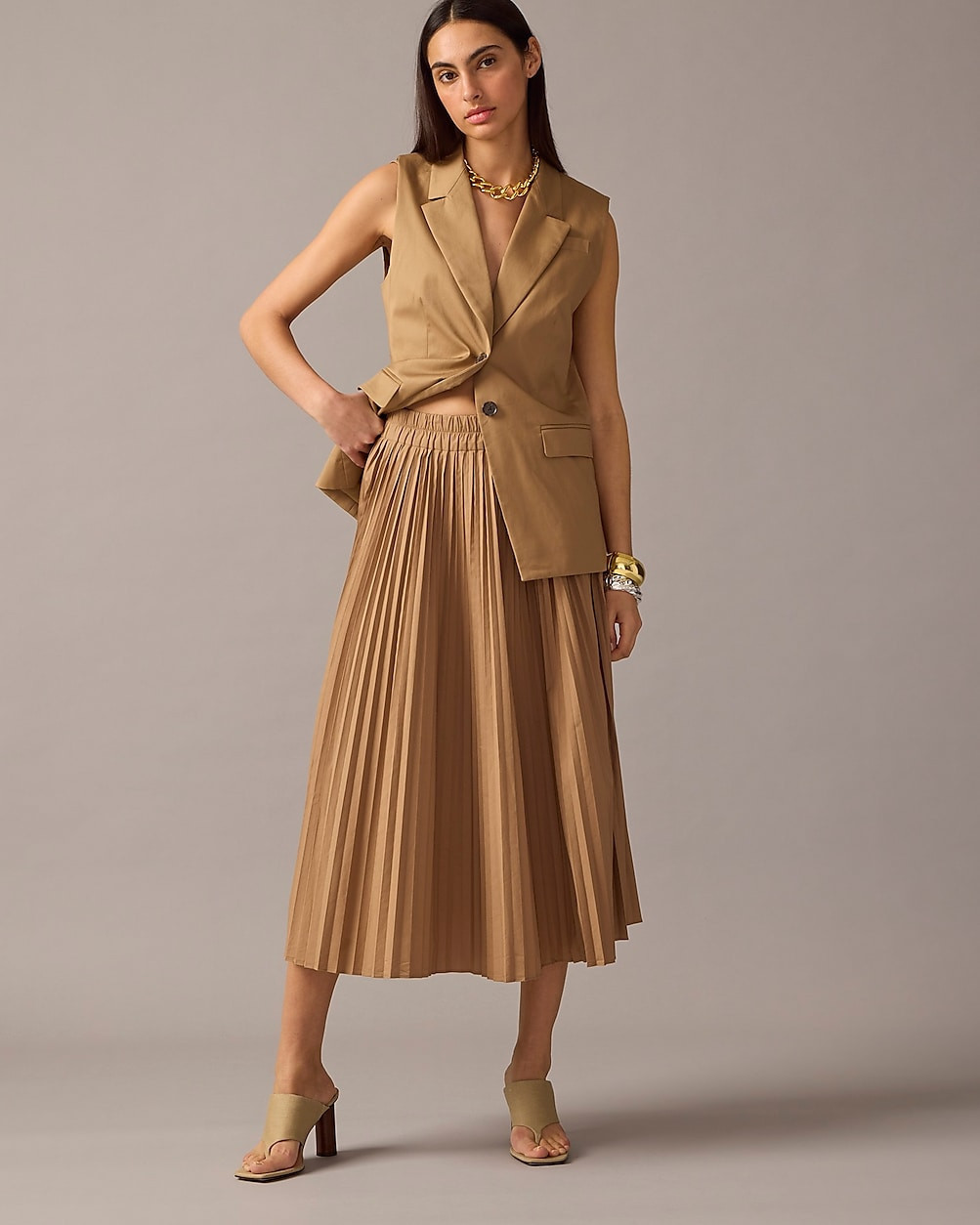 Gwyneth pleated skirt | J. Crew US