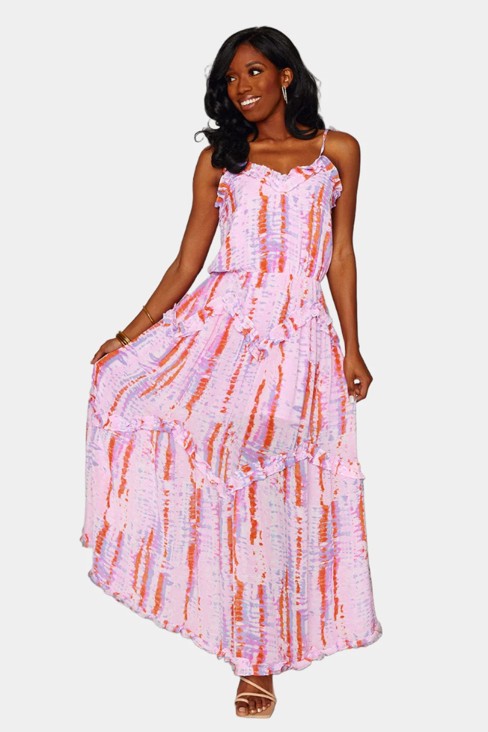 BuddyLove | Rori Tie-Shoulder Maxi Dress | Jewel | BuddyLove