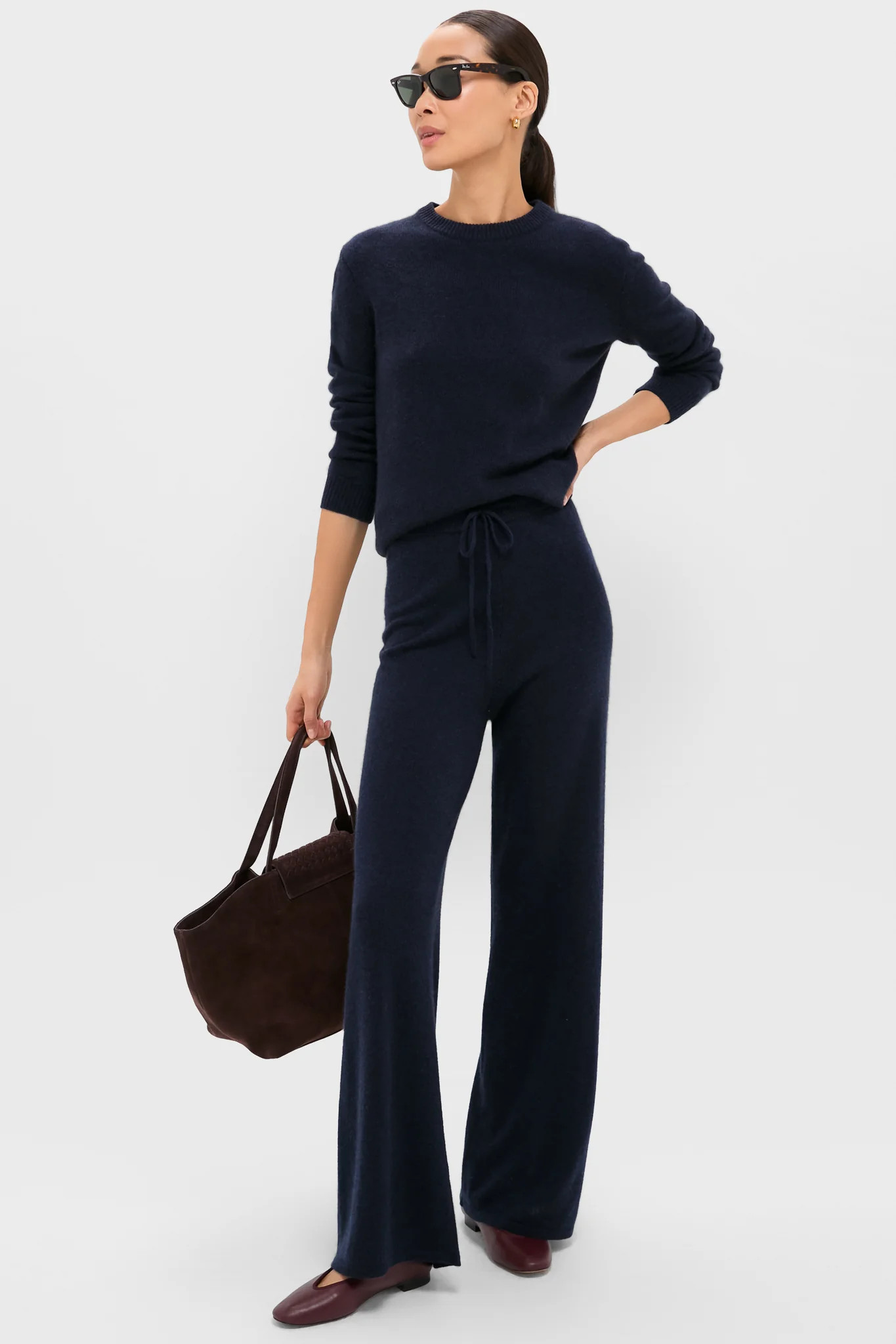 Navy Cashmere Jane Pant | Tuckernuck (US)