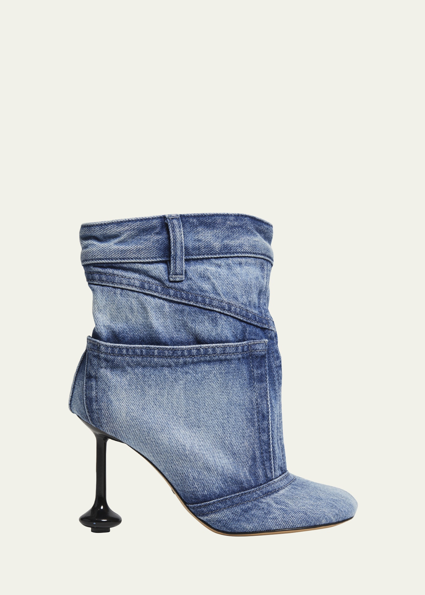 Loewe Toy Panta Denim Ankle Boots | Bergdorf Goodman
