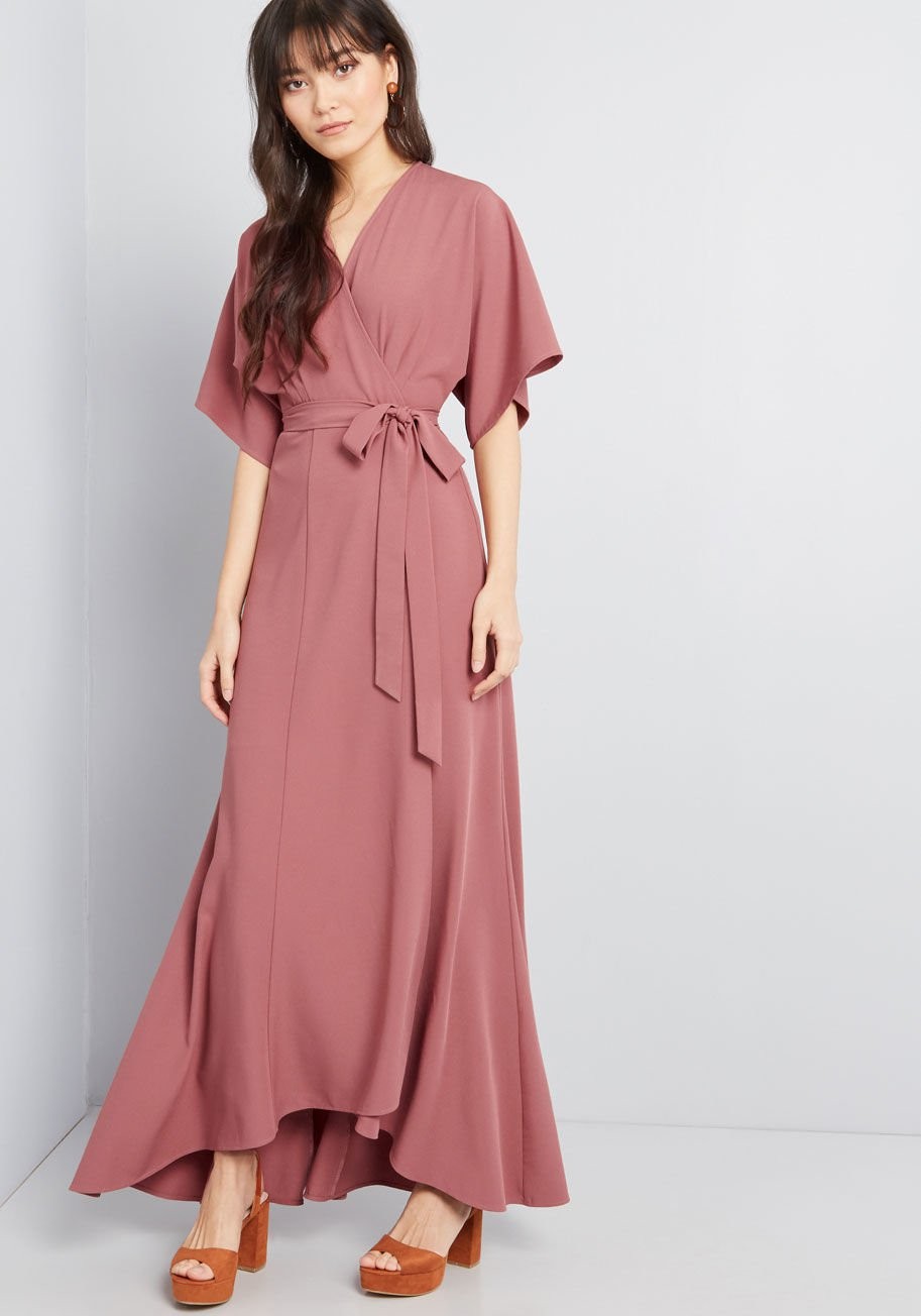 Everlasting Impression Maxi Wrap Dress | Modcloth