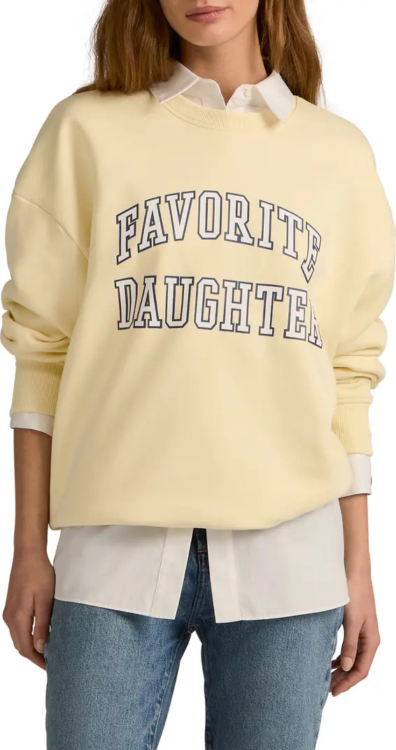 Collegiate Cotton Blend Sweatshirt | Nordstrom