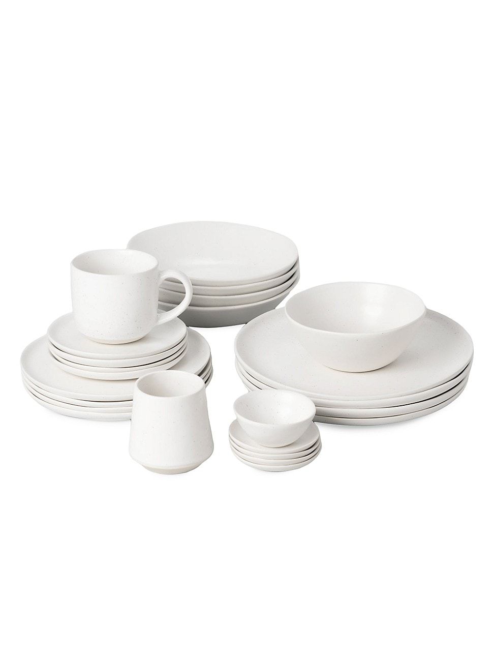 Full Dinnerware Set - Speckled White | Saks Fifth Avenue