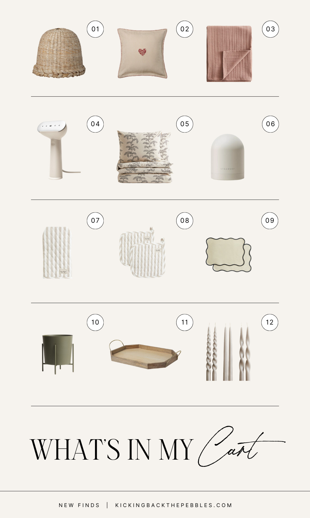 What’s in My Cart? 🛍️✨ Fresh home finds to refresh my space—cozy bedding, chic décor, and functional essentials I’m currently loving. From dreamy duvet covers to stylish table accents, these picks are perfect for a home refresh. 🌿🤍 Shop your faves now! #WhatsInMyCart #HomeDecor #SpringRefresh #CozyLiving

#LTKSeasonal #LTKHome