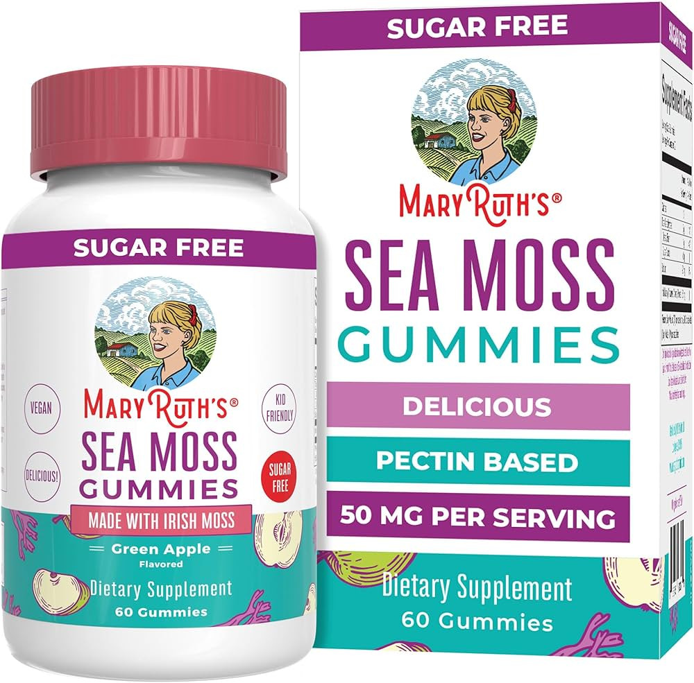 MaryRuth Organics Gummies Sugar Free Made with Irish Sea Moss for Gut Health and Immune Support F... | Amazon (US)