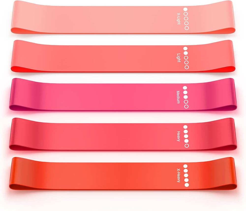 Renoj Resistance Bands, Exercise Workout Bands for Women and Men, 5 Set of Stretch Bands for Boot... | Amazon (US)