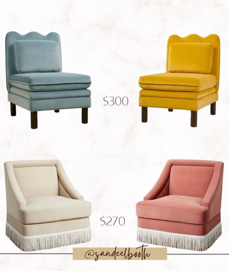 Vintage inspired velvet Accent chairs 

#LTKhome #LTKsalealert #LTKstyletip