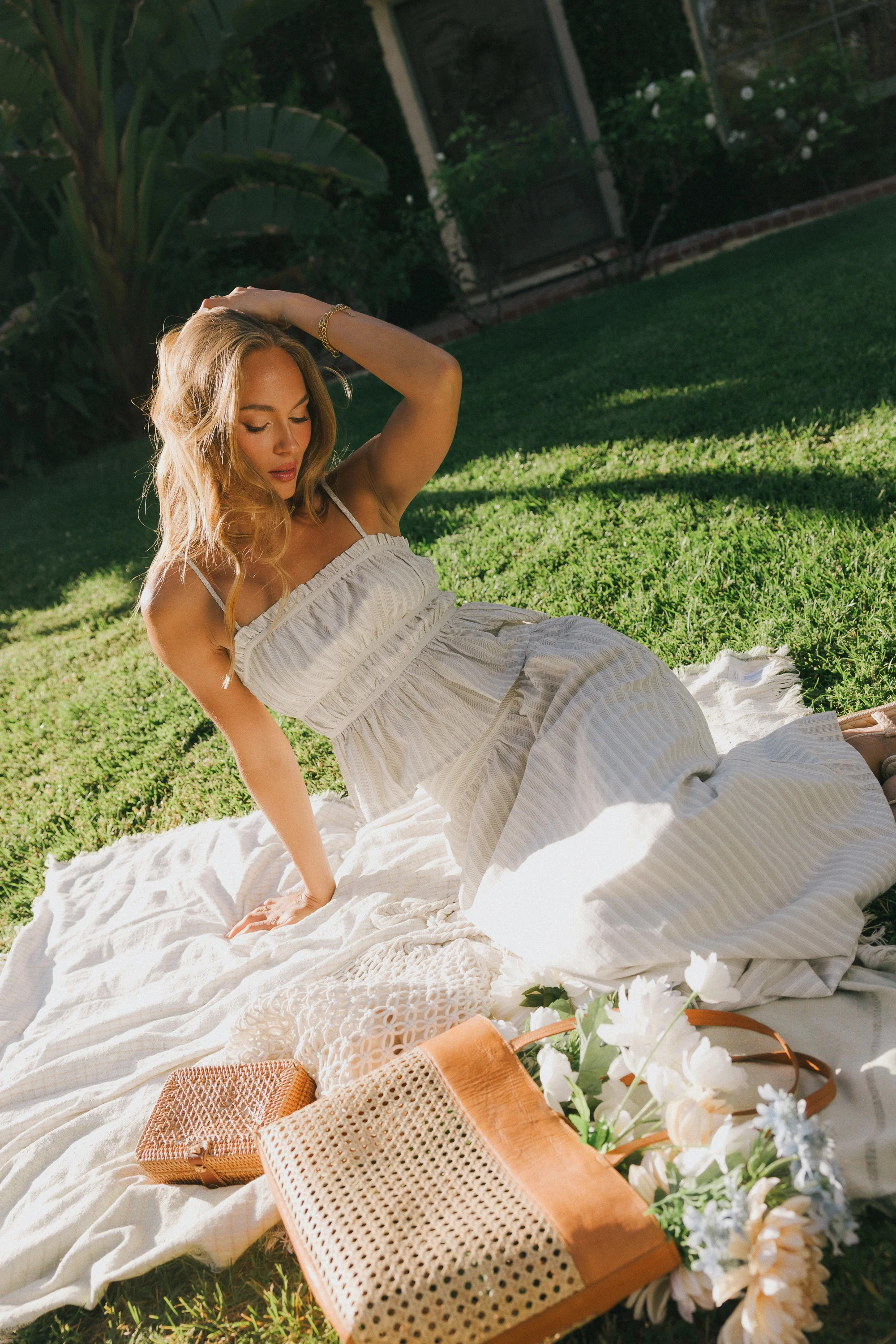 Maisey Striped Maxi Skirt | Böhme US