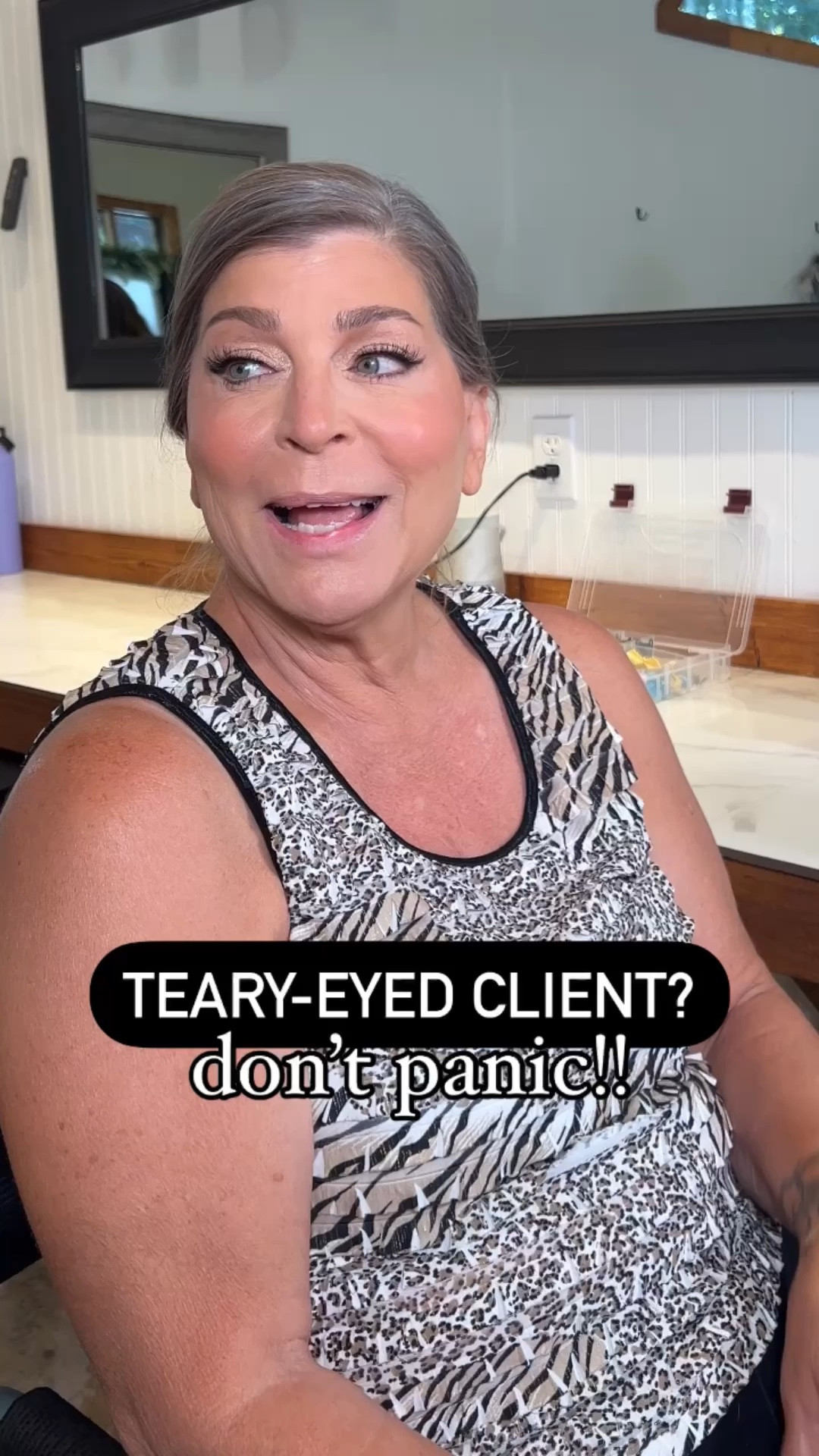 Waterproof products also help!! 🖤

#LTKVideo #LTKBeauty #LTKOver40