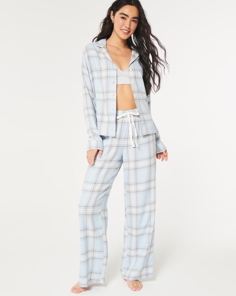 Women's Gilly Hicks Woven Sleep Set | Women's Sleepwear & Loungewear | HollisterCo.com | Hollister (US)