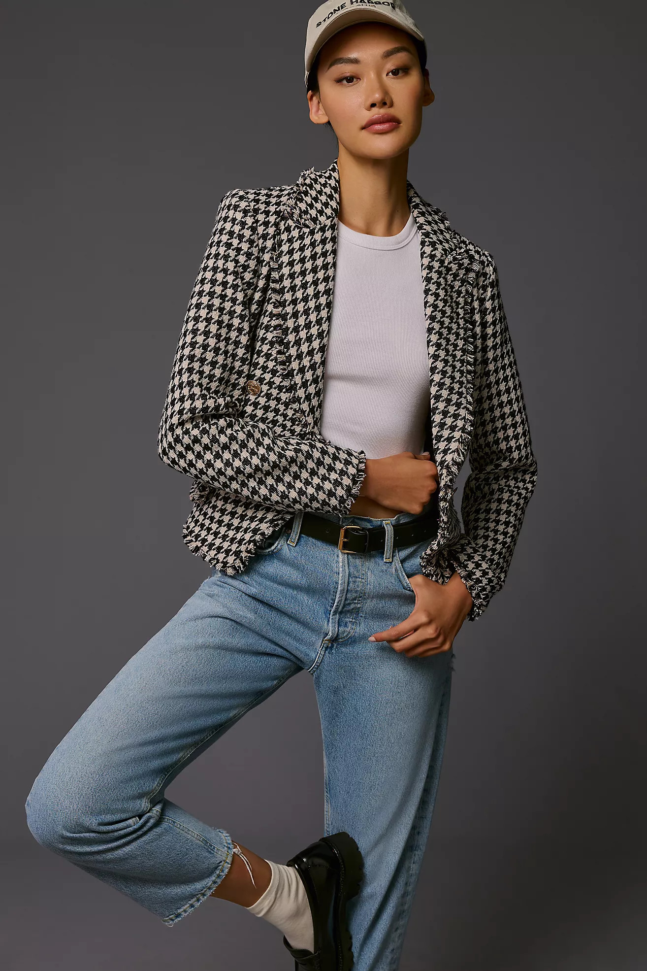 DOLAN Tweed Coco Blazer | Anthropologie (US)