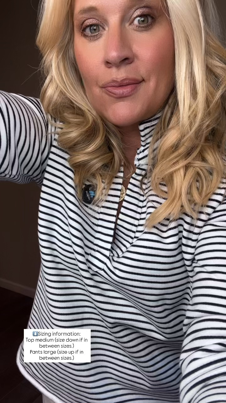 ✨Tap the bell, save and ❤️ start here over 40 fashion, midlife style, midsize fashion and luxury looks for less.  

This set is a complete HOME RUN and it’s FINALLY RESTOCKED! If you missed it the first time, I wouldn’t wait. 😳

I want to be comfortable without looking frumpy, and this set gets it exactly right.

The quality reminds me of Frank & Eileen, where similar sets can run $400–$500. This one? A fraction of the price!

The Henley’s open neckline lifts the eye, while the soft fabric skims my belly without clinging.

The cropped wide-leg pants balance my proportions, and that little bit of ankle keeps the outfit from feeling too heavy.

It’s soft, polished, effortless, and completely Outfit Physics™ approved.



👑 Helping you look good, feel good.-Lindsey Denver   Check back daily for belly-friendly style, confidence, and Outfit Physics™.

Comment SHOP below to receive a DM with the link to this post on my LTK ⬇ https://liketk.it/6px8K