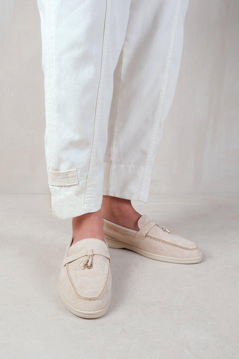 'Pegasus' Wide Fit Slip On Trim Loafers With Accessory Detailing | Debenhams UK